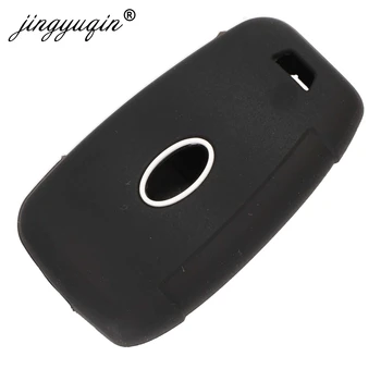 Keyforkess custodia per chiave a vibrazione per auto in Silicone per Hyundai Elantra Solaris 2016 2017 2018 3/4 pulsanti pieghevole coperchio chiave a distanza - Jingyuqin custodia per chiave a vibrazione per auto in Silicone per Hyundai Elantra Solaris 2016