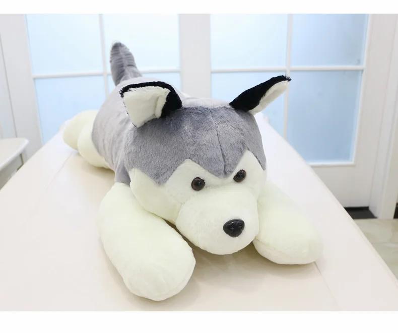 Cute Animal Husky Plush Toys Dolls Large Cartoon Dogs Valentine's Day Gifts Decoration 39inch 100cm DY50505 (2)