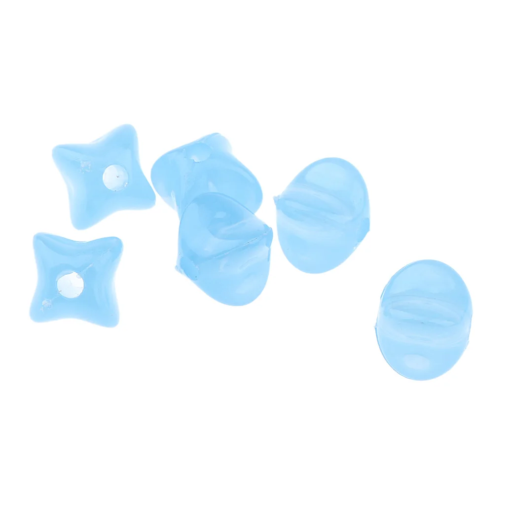 100g Square Jelly Shape Sew on Beads Acrylic for Clothes Bags Hats Sewing