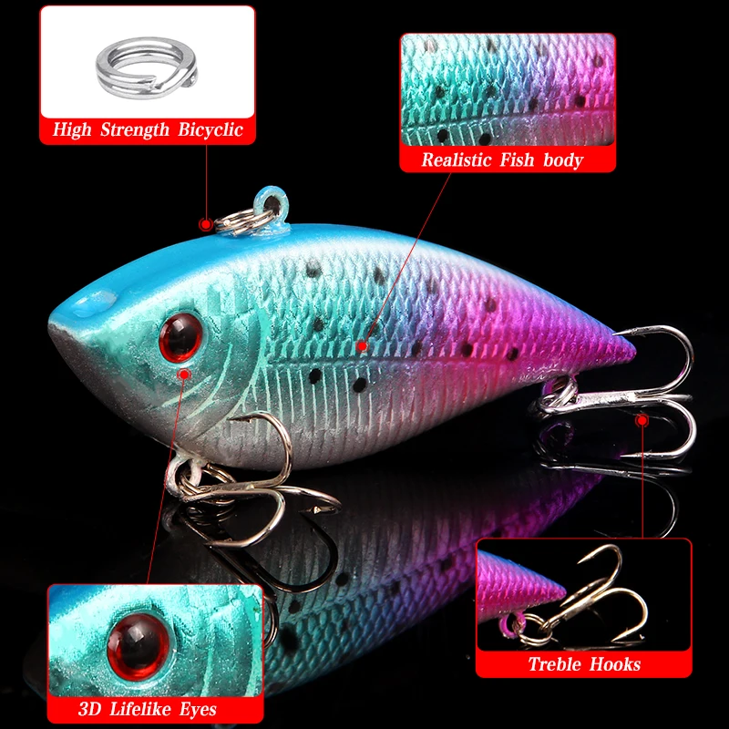 SEAPESCA VIB Рыбная приманка вобблер Crankbaits 10 8 г 6 5 см искусственная блесна джиг крэнкс