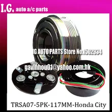 Фирменная Новинка Авто Запчасти AC сцепление компрессора для автомобиля Honda City 09' 5PK подшипник размеры 355520