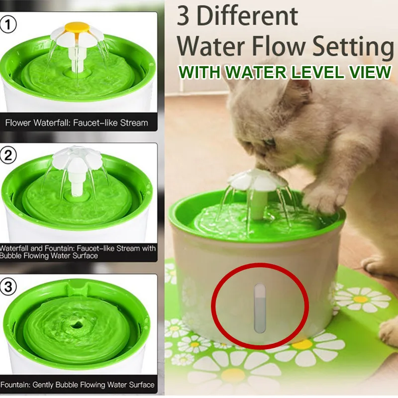 

Pet Drinker Feeder Drink Filter Drinking Automatic Pet Dog Cat Fountain Cat Bowl