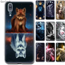 Desxz Волк и девушка телефон чехол для Huawei P8 P9 P10 P20 Pro P Smart Lite Mini