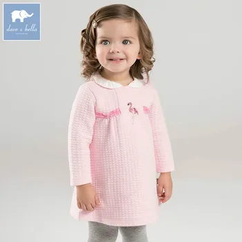 

DB7051 dave bella spring infant baby girls fashion dress kids floral dress children party birthday clothes