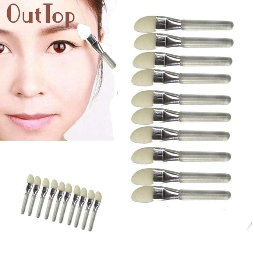 Buy 10Pcs Mini Makeup Brush EyeShadow Eyeliner Brush Sponge Applicator Tool for
