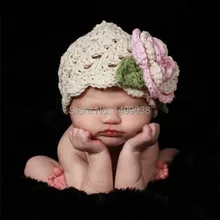 Распродажа крючком для маленьких девочек Шапка-бини, детская зимняя, летняя шляпа