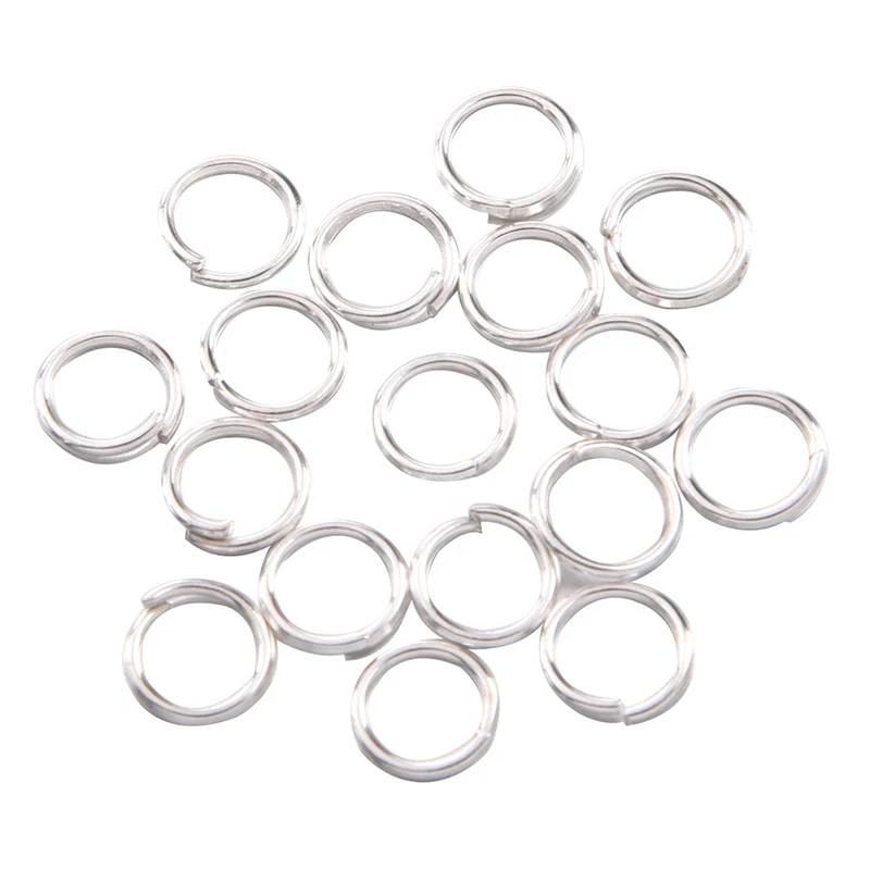 

200pcs silver joint Rings 6mm for jewelery creation