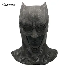 Темный рыцарь: возвращение костюм Бэтмена, Косплей Маска Шлем Супергероя смешной латексный полнолицевой маски реквизит для взрослых Хэллоуин вечерние мужчины
