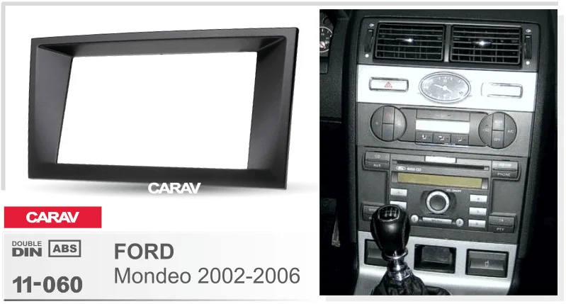 CARAV 11-060 Высокое качество радио фасции для FORD Mondeo 2002-2006 рамка для DVD CD отделка монтажный комплект