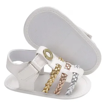 

Baby Girls Shoes Pu Leather Summer First Walker Newborn Infant Soft Sole Antislip Prewalkers