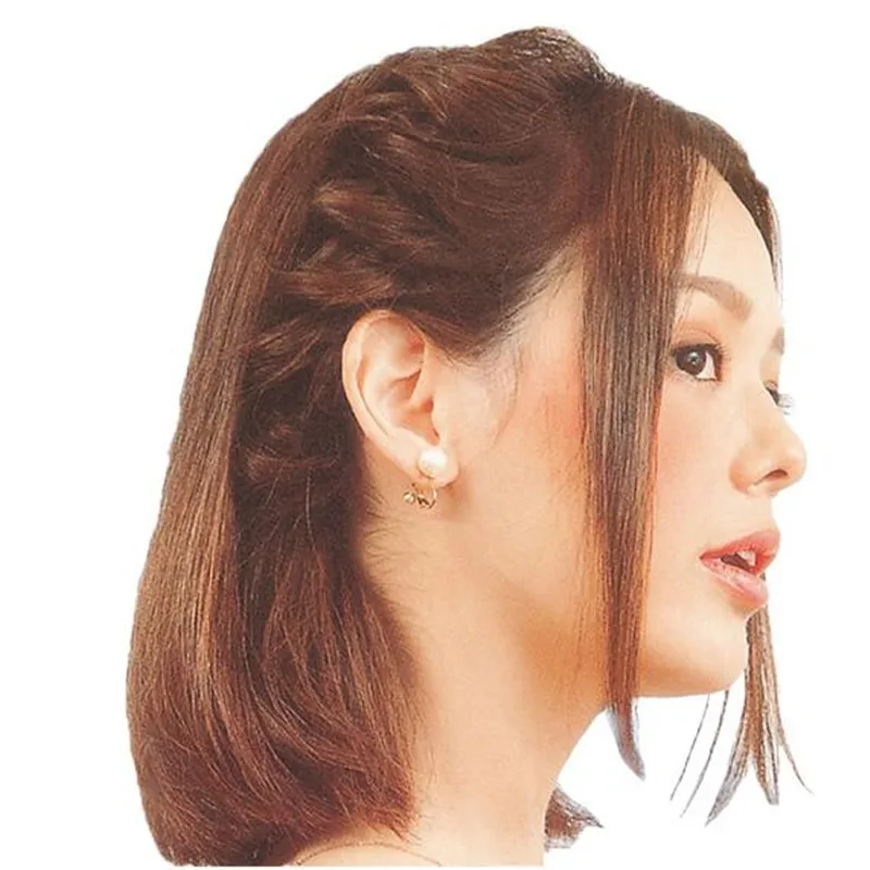 Lady French Hair Braiding Tool Weave Braider Hair Twist Styling Tools DIY Bun Maker Hair Band Accessories Makeup hair curler