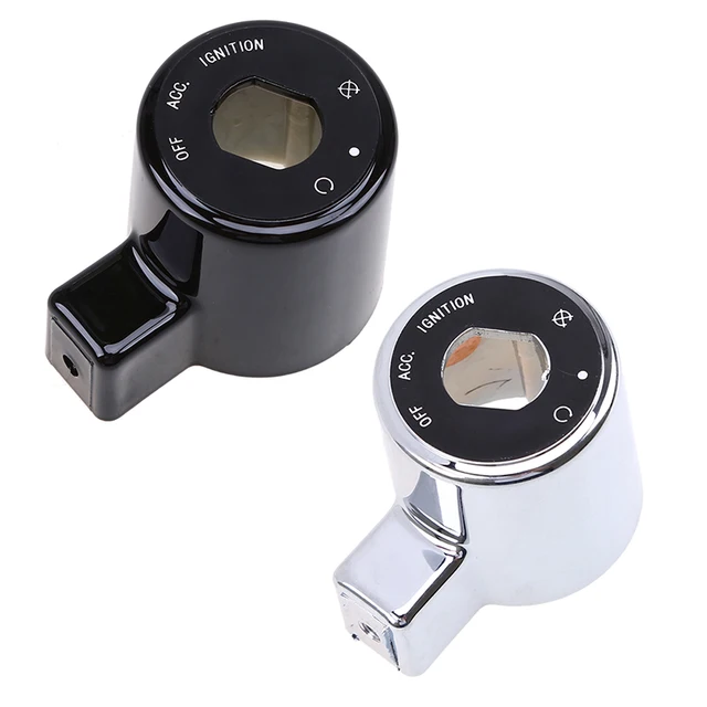 1 Set Motorcycle Chrome Ignition Switch Cover fits for Harley Davidson Sportster XL 883 1200