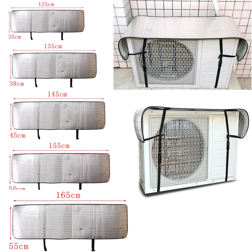 Outdoor Air Conditioner Cover Dust-proof Rainproof Air Conditioner Cleaning Cover
