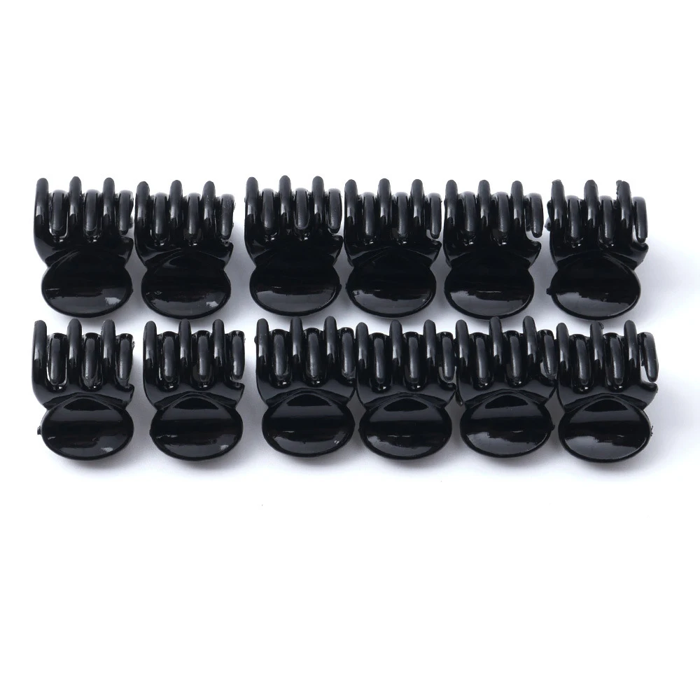 12 pieces / bag 6 claw hair clip ladies plastic hairpin headwear styling tool headwear design