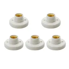 5 шт. E27 основание светильника держатель круглая лампочка, розетка