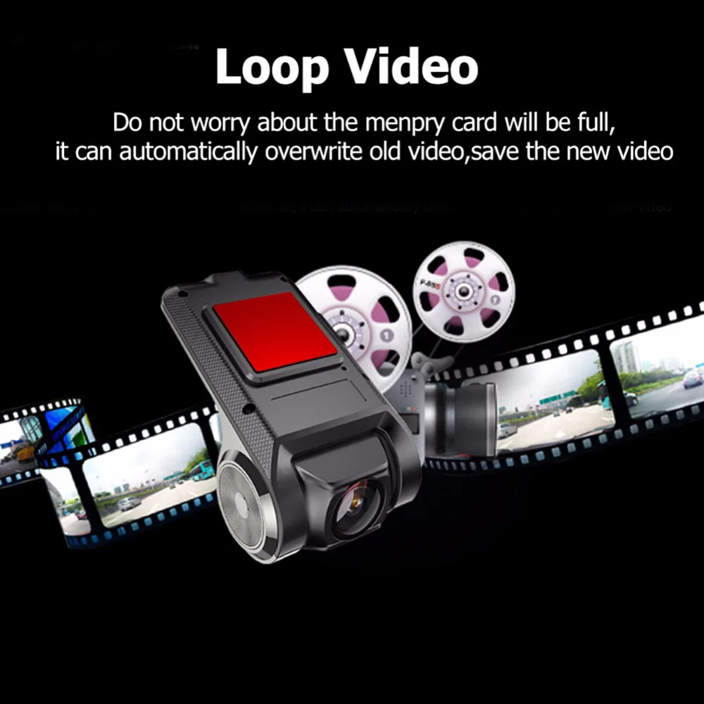 Автомобильный видеорегистратор с поддержкой g-датчика/WRD/обнаружения движения 1080 P Full Автомобильный регистратор HD