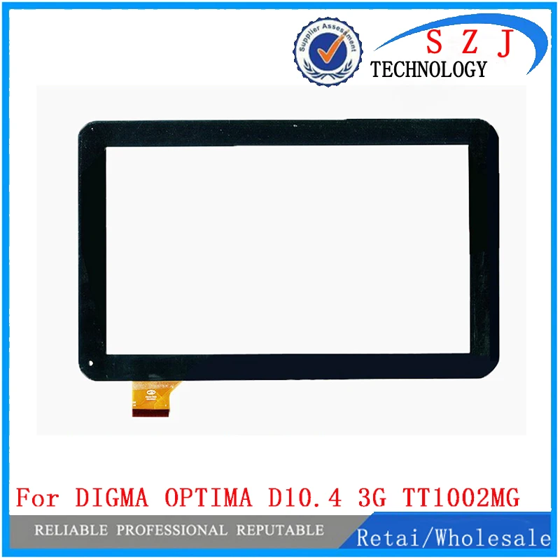 

New 10.1 inch Digitizer For DIGMA OPTIMA D10.4 3G TT1002MG Tablet touch screen panel Glass Sensor replacement Free Shipping