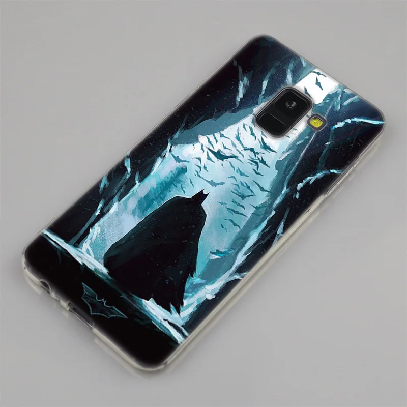 Модные детские майки с Бэтменом силиконовый чехол для Samsung Galaxy A50 A30 A10 A40 A6 A8 плюс A20