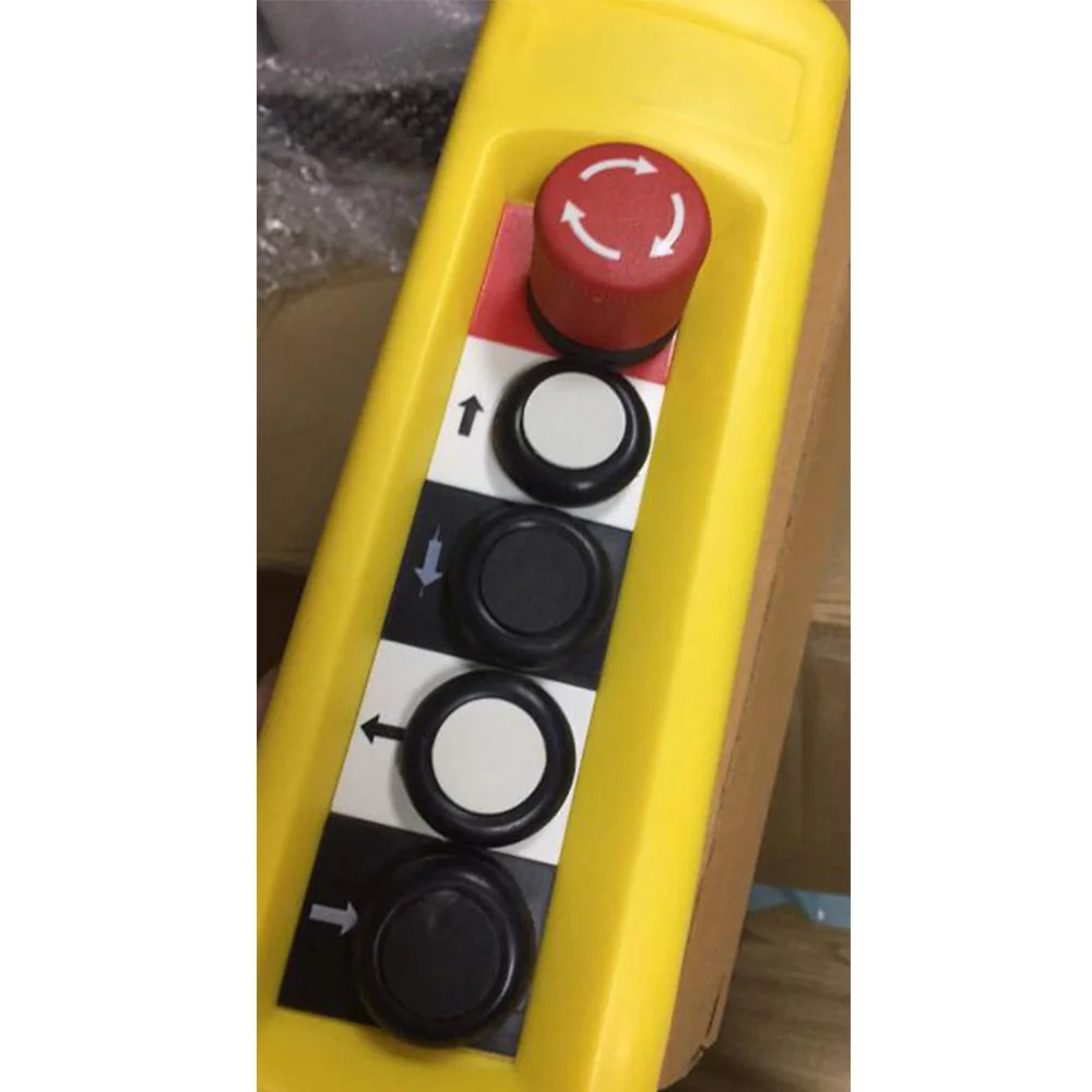 

1PC Waterproof One Speed Hoist Push Button Switch Crane Pendant Controller