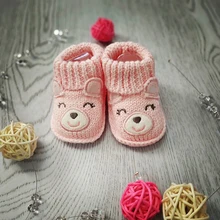 Обувь для новорожденных; носки для мальчиков и девочек из хлопка; носки для новорожденных с рисунками животных; обувь для малышей