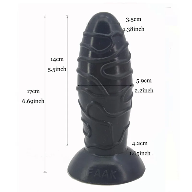 17cm*5.9cm Butt Plug Anal Dildo Toys Sex Toys for Women Men Anal Plug Huge Penis Sex Toys for Woman