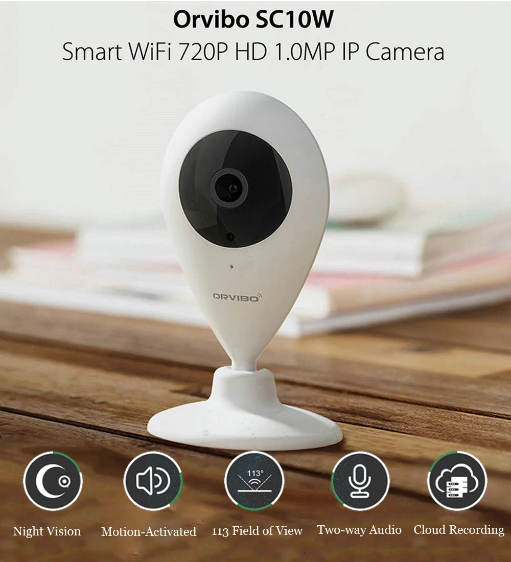 ORVIBO смарт-камера с Wi-Fi Беспроводной Wi-Fi HD 720 P инфракрасная система ночного видения домашней автоматизации веб-камера системы безопасности Ants мини-камера