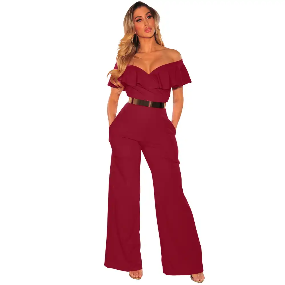 red plus size overalls