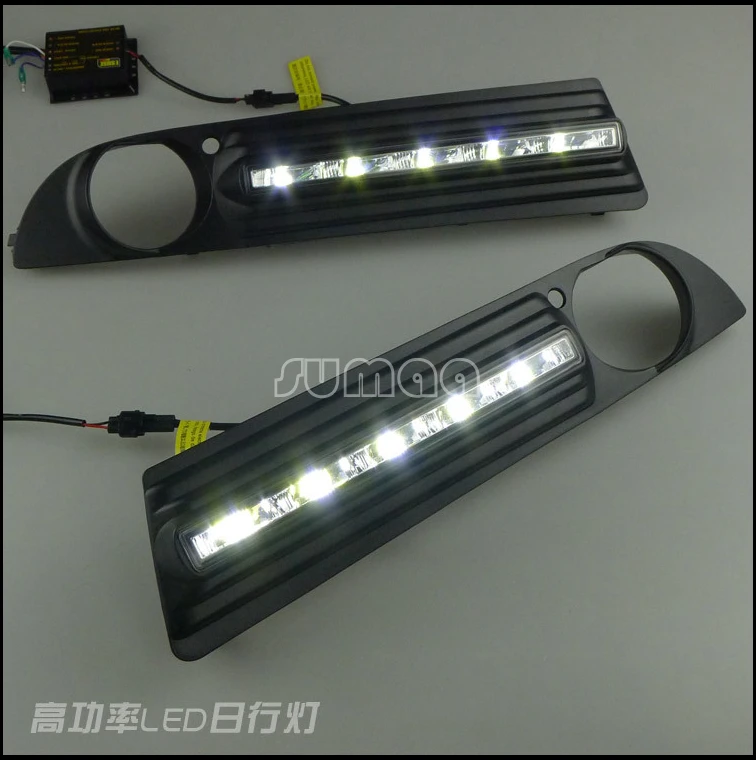 Free Shipping By Fast Express LED DRL Daytime Running Lights for BMW 5 series E60 518 520 523