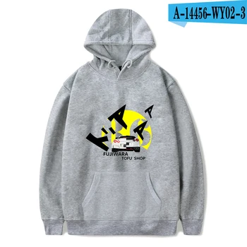 

Harajuku Initial D Hoodies Men/Women Popular Casual Hip Hop Hoodie Print Initial D Mens Sweatshirts Pullover Streetwear Top