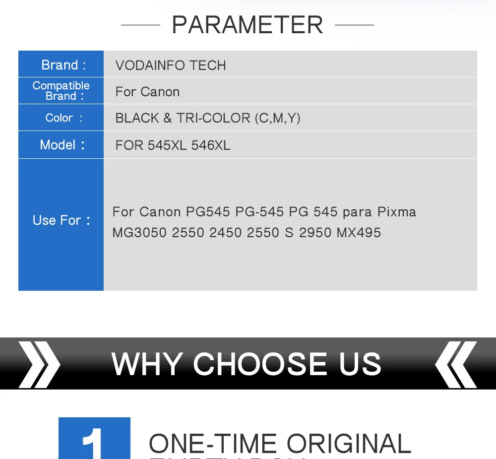 QSYRAINBOW PG545 CL546 XL Замена чернильных картриджей для Canon PG-545 pg 545 CL-546 для Canon IP2850 MX495 MG2950 MG255