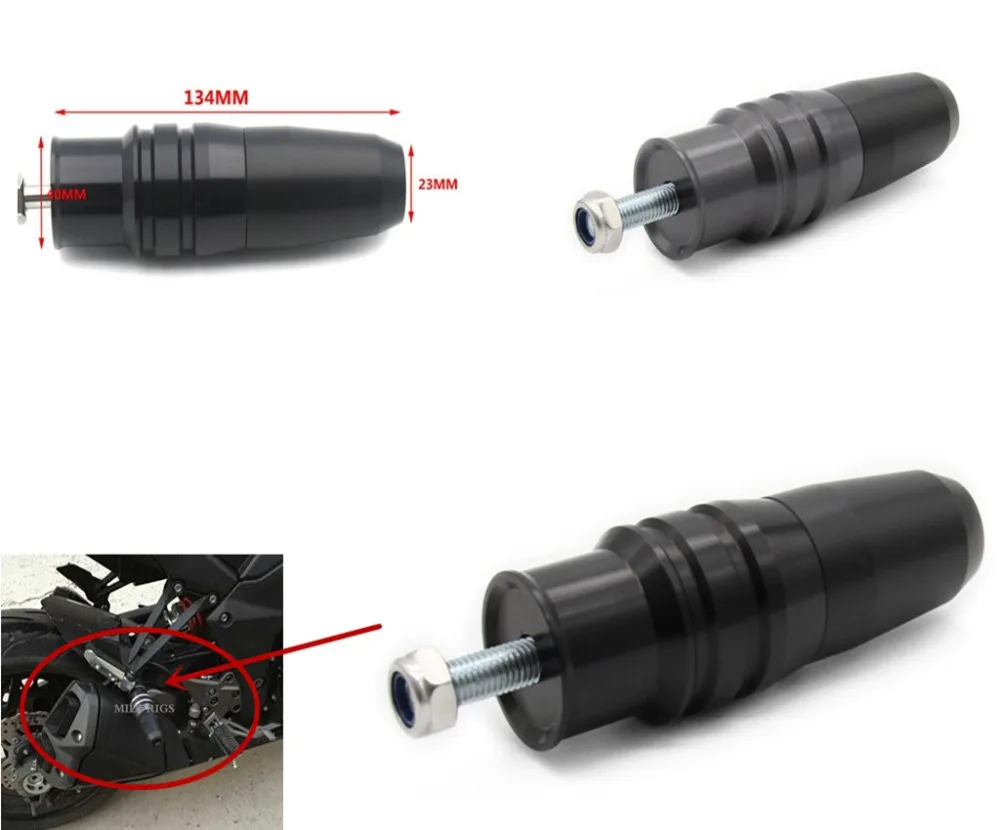

CNC Universal 8mm Motorfiets Uitlaat Sliders Pads Frame Slider Crash Protector for aprilia RSV4/RSV4 TUONO V4R TUONO R SHIVER gt