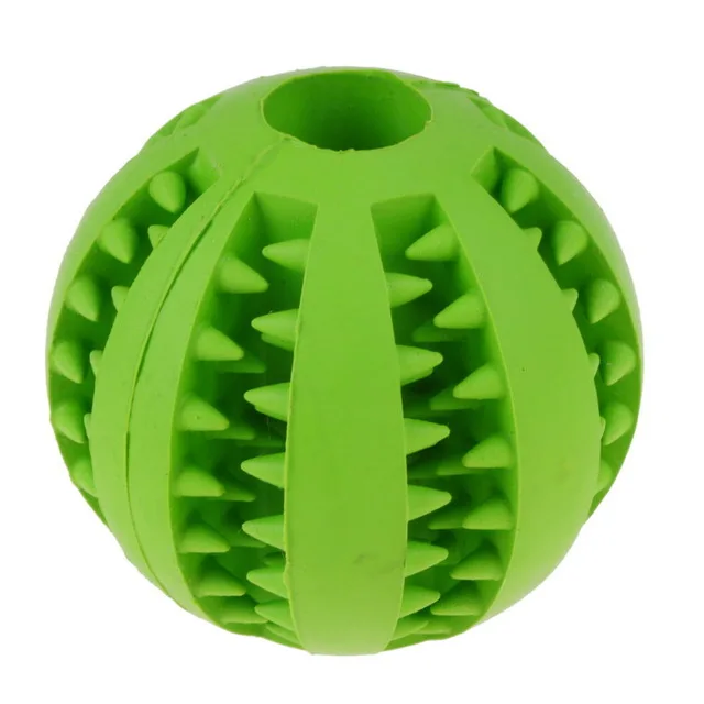 Игрушки для домашних собак IQ Treat Ball интерактивная игрушка для собак жевательная игрушка для собаки мячик для корма игра для укус собаки-устойчивые чистые зубы шарики товары для домашних животных - Цвет: green