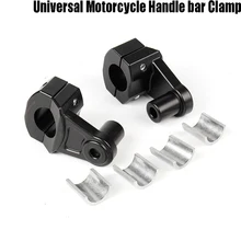 Мотоцикл бар зажимы поднятый руль ручка стойки для руля для 22 мм 7/"-28 мм 1 1/8" для Honda Kawasaki Ducati Yamaha ktm