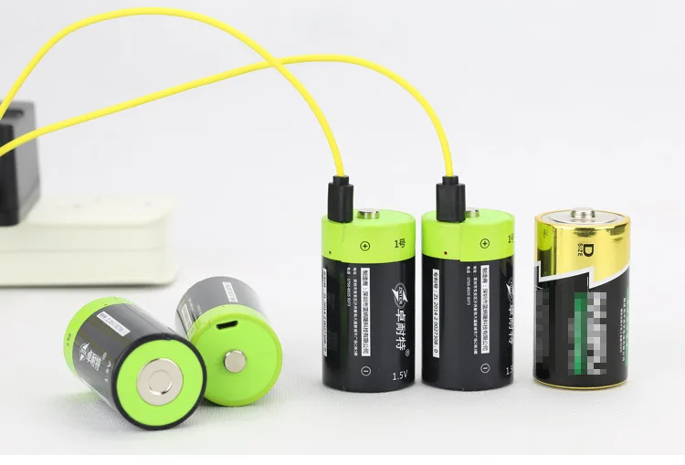 

Cncool Big Capacity 4pcs/lot 1.5v Lithium Li-polymer 6000mAh D size Rechargeable Battery D Type Li-ion Powerful Battery