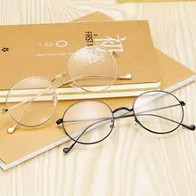 Новые летние металлические тонкие круглые очки студенческие трендовые оптические очки унисекс анти-Blu-ray плоское зеркало