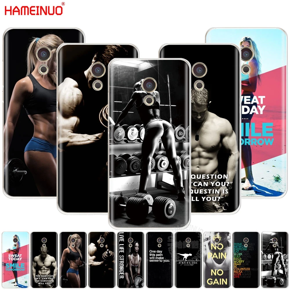 

fitness BodyBuilding motivation man girls Cover phone Case for Meizu M6 M5 M5S M2 M3 M3S MX4 MX5 MX6 PRO 6 5 U10 U20 note plus