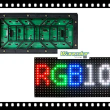 P10 Открытый SMD3535 полноцветный светодиодный модуль дисплея(320*160 мм) 32*16 пикселей RGB 3в1 открытый полноцветный