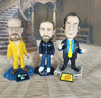 

6inch 14-16cm Breaking Bad Heisenberg action figure doll cartoon PVC Jesse Pinkman Walter model toy rare collection
