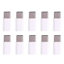 Free shipping 10PCS/lot USB3.1 Type C Male to Micro USB2.0 Female Adapter Converter Connector ABS SHELL