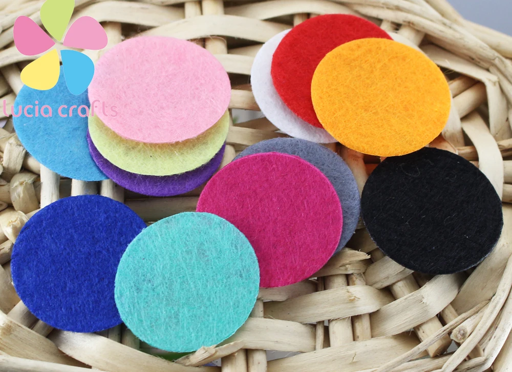 Round Felt fabric pads accessory patches circle felt pads, fabric