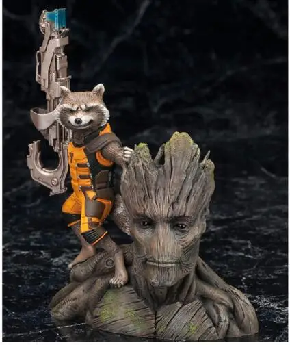 

Crazy Toy Guardians Of The Galaxy Groot Rocket Raccoon 6" Action Figure Collection Model Toy Gifts