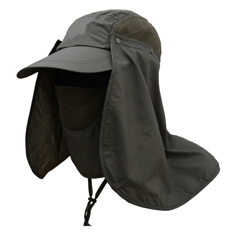 

Chic Outdoor Sun Shield Neck Face Mask Mesh Hat Visor Sunbonnet