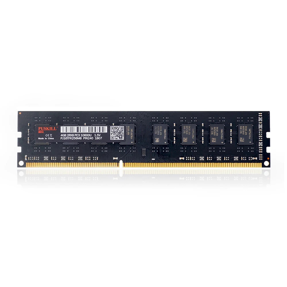 

Desktop Memory DDR3 4GB 1333MHz PC3 240Pin 1.5V no ECC RAM