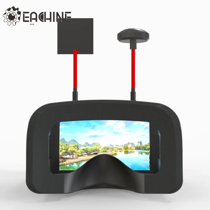 Eachine VR D2 Pro 5 Inches 800*480 40CH 5.8G Разнообразие FPV Очки ж/DVR Регулируемая Линза