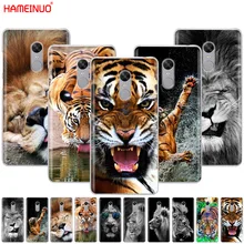 HAMEINUO лев тигр модный прекрасный чехол с изображением животного чехол для телефона для Xiaomi redmi 5 4 1 1s 2 3 3s pro PLUS redmi note 4 4X 4A 5A