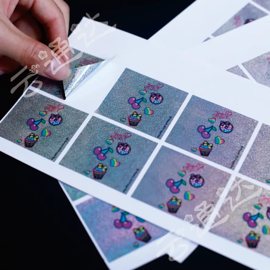 

Free design&3D color changing ! Secure genuine custom hologram label sticker printing!