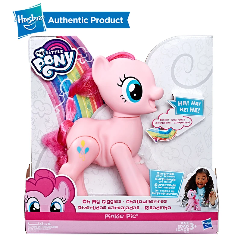 Hasbro My Little Pony Toy Oh Giggles Pinkie Pie 8 дюймовая интерактивная игрушка со звуками и