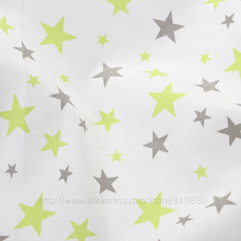 TIANXINYUE 6pcs/lot wave Star Cotton Fabric Patchwork DIY Quilting Sewing Fat Quarters Bundle Tissue Telas Tilda Needlework