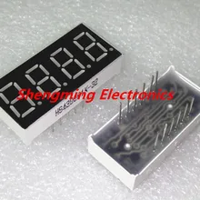 50 шт. 0,36 дюймов 4 цифровой красный светодиод дисплей 7 сегментный общий катод диод
