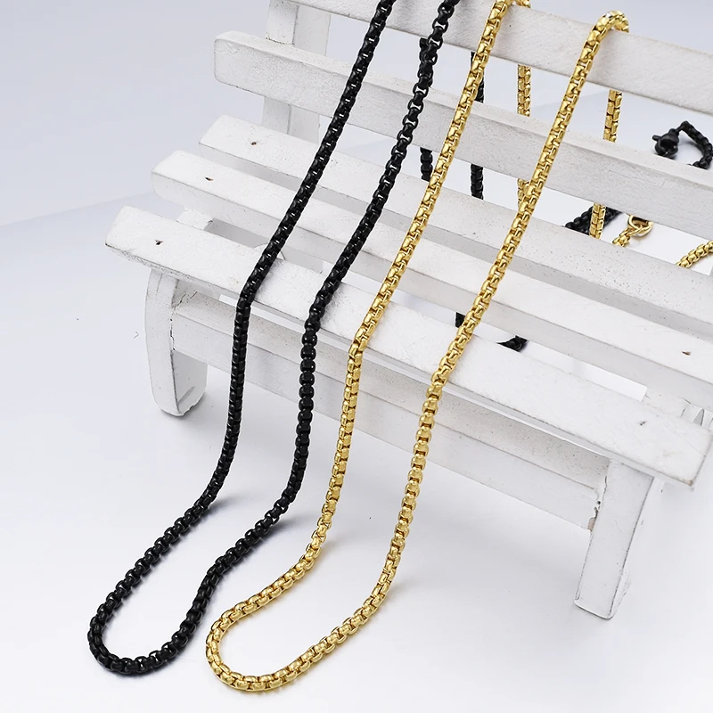 GOKADIMA Stainless Steel Chain Necklace Jewelry Accessories link chain WN324 stainless steel necklace